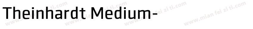 Theinhardt Medium字体转换